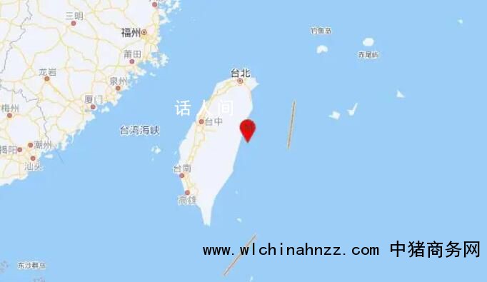 台湾花莲县海域发生7.3级地震 震源深度12公里
